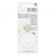 5 Bottoni da rivestire 19 mm per decorare