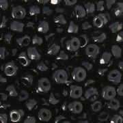 Perle in vetro Rep. Ceca Micro Spacers 2x3 mm Jet  x50