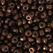 Perle in vetro Rep. Ceca Micro Spacers 2x3 mm Dark Bronze x50