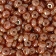 Perle in vetro Rep. Ceca Micro Spacers 2x3 mm Full Apricot x50
