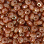 Perle in vetro Rep. Ceca Micro Spacers 2x3 mm Full Apricot x50