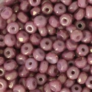 Perle in vetro Rep. Ceca Micro Spacers 2x3 mm Op Lilas Ceramic Look x50|raw }}