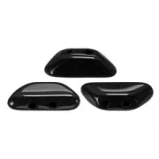 Perle in vetro Tinos® par Puca® 4x10 mm Jet x10g