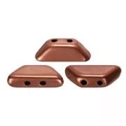 Perle in vetro Tinos® par Puca® 4x10 mm Light Copper Mat x10g