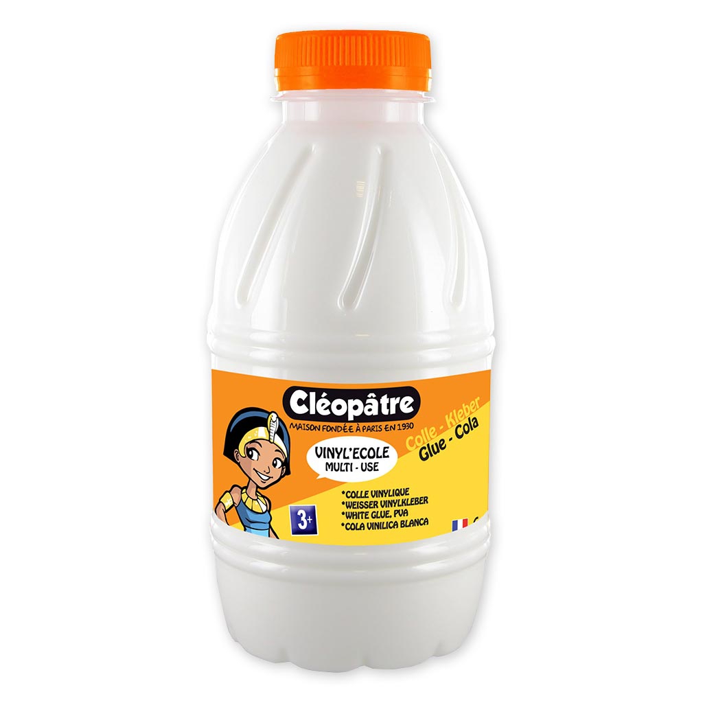 Colla Vinilica Clopatre per Slime e lavori manuali x500g - Perles & Co Colla Vinilica Clopatre per Slime e lavori manuali x500g - Perles & Co
