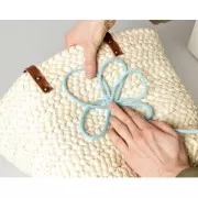 Filato per maglieria da personalizzare 5 mm - Giallo x 5m