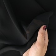 Mussola per broderie perlée de Lunéville e cnftn vtmt x10cm Nero