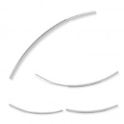 Chiusura per filo e cavo da 1mm rodiato x1