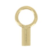 Chiudicordoncini per cordone 1mm Gold filled x4