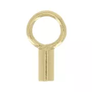 Chiudicordoncini per cordone 1mm Gold filled x4