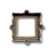 Castone PureCrystal 4447 quadrato mm. 8 colore bronzo|raw }}