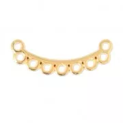 Distanziatore in metallo 9 anelli da personalizzare 28.5 mm Dorato con oro fino