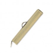 Terminale per tessitura di perline 26mm bronzo x1