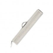 Terminale per tessitura di perline 26mm Placcatura argento antico x1