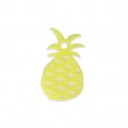 Ciondolo Tropicale Ananas 20 mm - creazione di bijoux - Giallo x1|raw }}