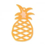 Ciondolo Tropicale Ananas 60 mm - creazione di bijoux - Senape