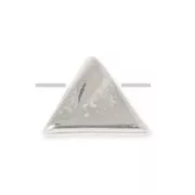 Perla di metallo triangolare 7 mm Placcatura argento antico