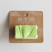 Filo cotone cerato wax per macramè - Kesi Art - 1 mm Fosforo x 20 m