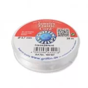 Cordone elastico Magic da 0,7 mm - Trasparente x25 m