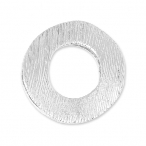 Pendente 19 mm per polaris 8 e 10 mm argentato satinato