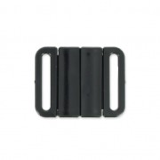 Chiusura per costume 25 mm Nero x1