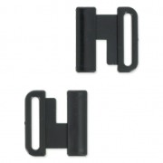 Chiusura per costume 25 mm Nero x1