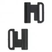 Chiusura per costume 25 mm Nero x1