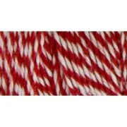 Bobina di 125 metri di spago Bakers Twine 1 mm Bianco/Rouge