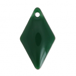 Zecchini in metallo e resina epossidica 16x9 mm - Verde abete x8