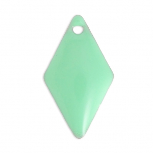 Zecchini in metallo e resina epossidica 16x9 mm - Menta x8