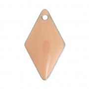 Zecchini in metallo e resina epossidica 16x9 mm - Rosa chiaro x8