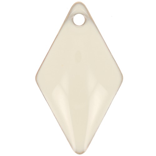 Zecchini in metallo e resina epossidica 16x9 mm - Crema x8