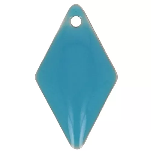 Zecchini in metallo e resina epossidica 16x9 mm - Blu x8