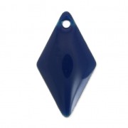 Zecchini in metallo e resina epossidica 16x9 mm - Blu notte x8