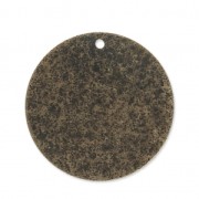 Medaglietta in metallo diamantata 25mm bronzo x4