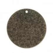 Medaglietta in metallo diamantata 25mm bronzo x4