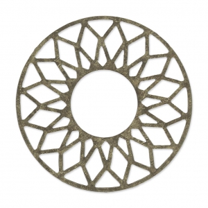 Distanziatore in metallo da decorare 38mm bronzo x1