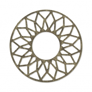 Distanziatore in metallo da decorare 23mm bronzo x1
