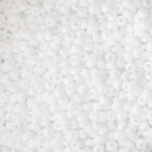 Rocaille Miyuki 11/0 402 - White pacchetto da100g