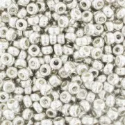 Rocaille Miyuki 15/0 1051 - Galvanized Silver pacchetto da100g