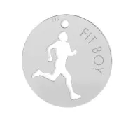 Ciondolo rotondo traforato