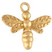 Ciondolo a forma di ape da 13,5 mm - Argento 925 Dorato x1
