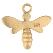 Ciondolo a forma di ape da 13,5 mm - Argento 925 Dorato x1