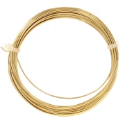 Filo di ottone per gioielli, filo tondo da 0,8 mm grezzo, con trattamento anti-ossidazione, 6 m