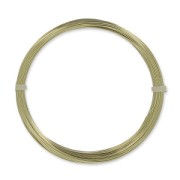 Filo di ottone per gioielli, filo tondo da 0,4 mm, grezzo, con trattamento anti-ossidazione x 20 m