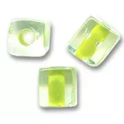Cubi Miyuki mm. 4 SB4-245- Crystal Lime Lined