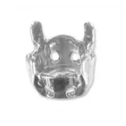 Castone PureCrystal 1028/1088/1122 tondo mm. 6 rodiato x1