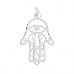 Cuscino Hamsa Mano di Fatima portafortuna simbolo cuscino 40 X 40