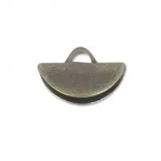 Pinza a mezzaluna punta 9x5,5 mm - Bronzo x1