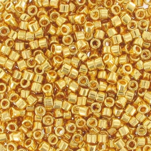 Miyuki Delica 11/0 DB0031 - Placcato in oro 24 carati x 50 g